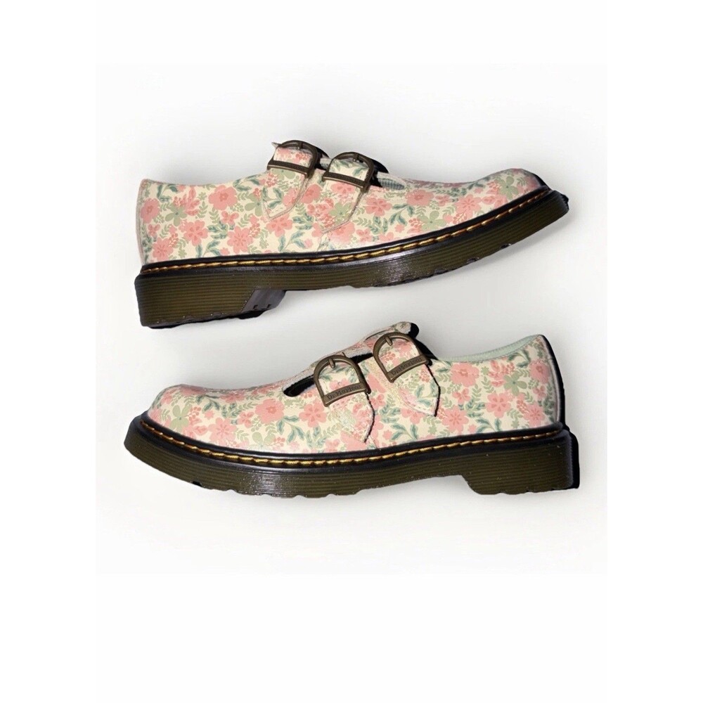 New Dr. Martens 8065 Floral Mary Jane Shoes Double Strap Women’s 3 Euro 34